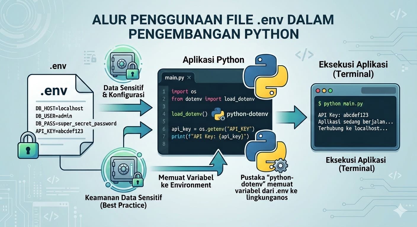 Best Practices Pengembangan Proyek Python dengan .env dan Dotenv