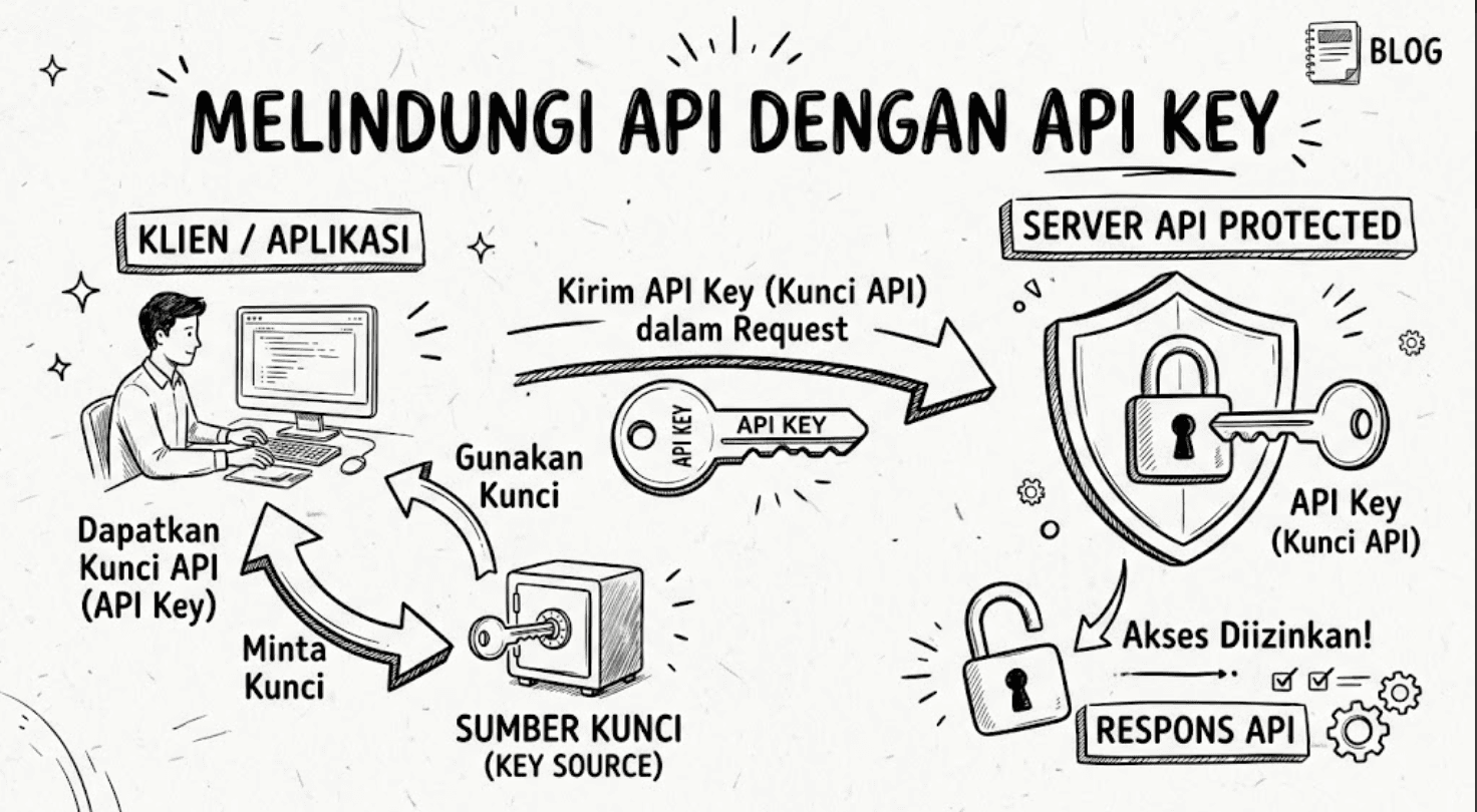 Cara Melindungi API dengan API Key: Proteksi Endpoint dari Akses Tidak Dikenal