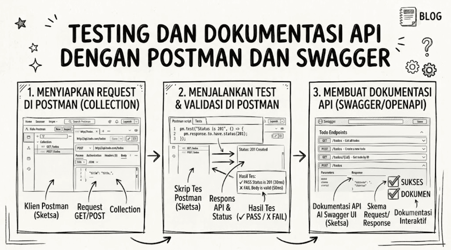 Testing dan Dokumentasi API dengan Postman dan Swagger